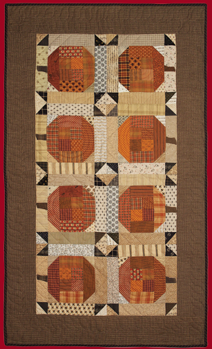 Pumpkins On Parade table runner by Norma Whaley