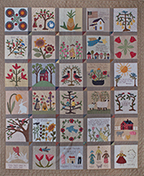 Sweet And Simple applique quilt pattern by Norma Whaley
