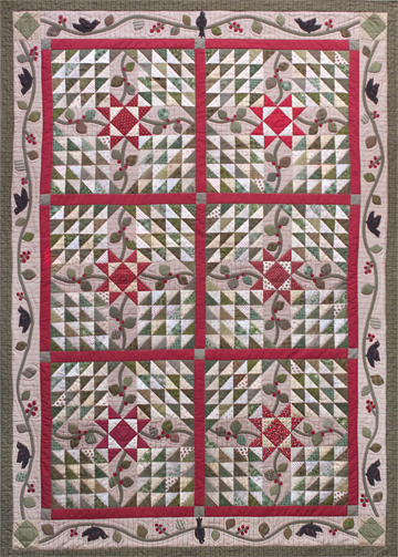 Christmas In The Village Green quilt pattern by Norma Whaley