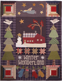 Winter Wonderland applique quilt pattern by Norma Whaley