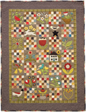 Cottage Garden quilt pattern by Norma Whaley