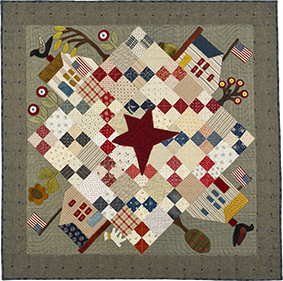 Flag Day Quilt by Norma Whaley