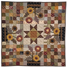 Flowers of Autumn quilt pattern and kit by Norma Whaley