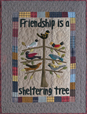 Friendship Is A Sheltering Tree applique quilt pattern by Norma Whaley