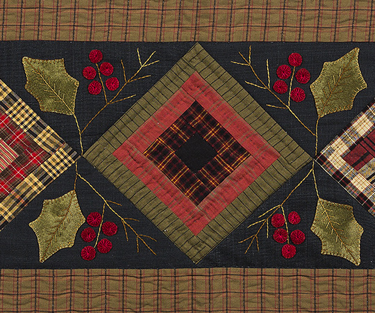 Holiday Table Runner by Norma Whaley