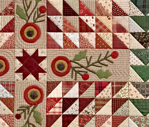 Pennies For Christmas Quilt by Norma Whaley