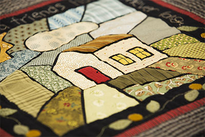 The Road To A Friend's House quilt by Norma Whaley